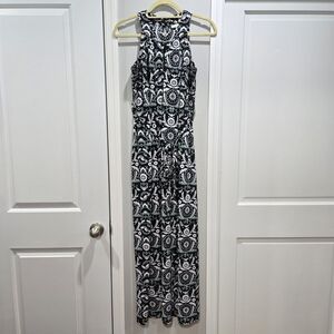 NY&Co Floral Patterned Halter Maxi Dress